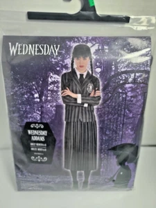 Wednesday Addams Adult Medium 6-8 Costume VBlack Comes With (Dress , Blazer) - Picture 1 of 6