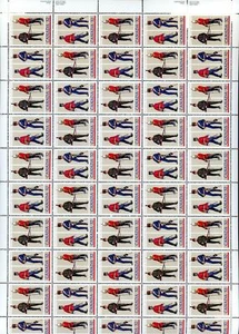 Canada SHEET#1008a - Army Regiments (1983) 2 x 32¢ - Picture 1 of 1