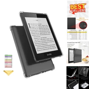 Clear TPU Case for 6" Kindle Paperwhite 10th Gen - Slim, Shockproof & Stylish - Picture 1 of 11
