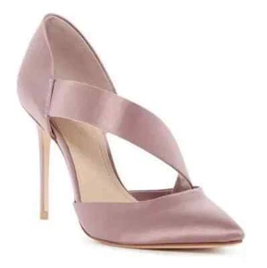 Imagine Vince Camuto Mujer IM OYA Correa Cruzada Bomba De Colección Rosa Satinado 9.5 M EE. UU. - Imagen 1 de 3