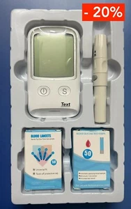 3x Glucometer Blood Sugar Monitoring Devices Diabetic Test Glucose Full Kit - Picture 1 of 5
