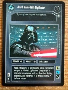 Star Wars CCG (Enhanced Premiere, Limited): Darth Vader With Lightsaber - Bild 1 von 1