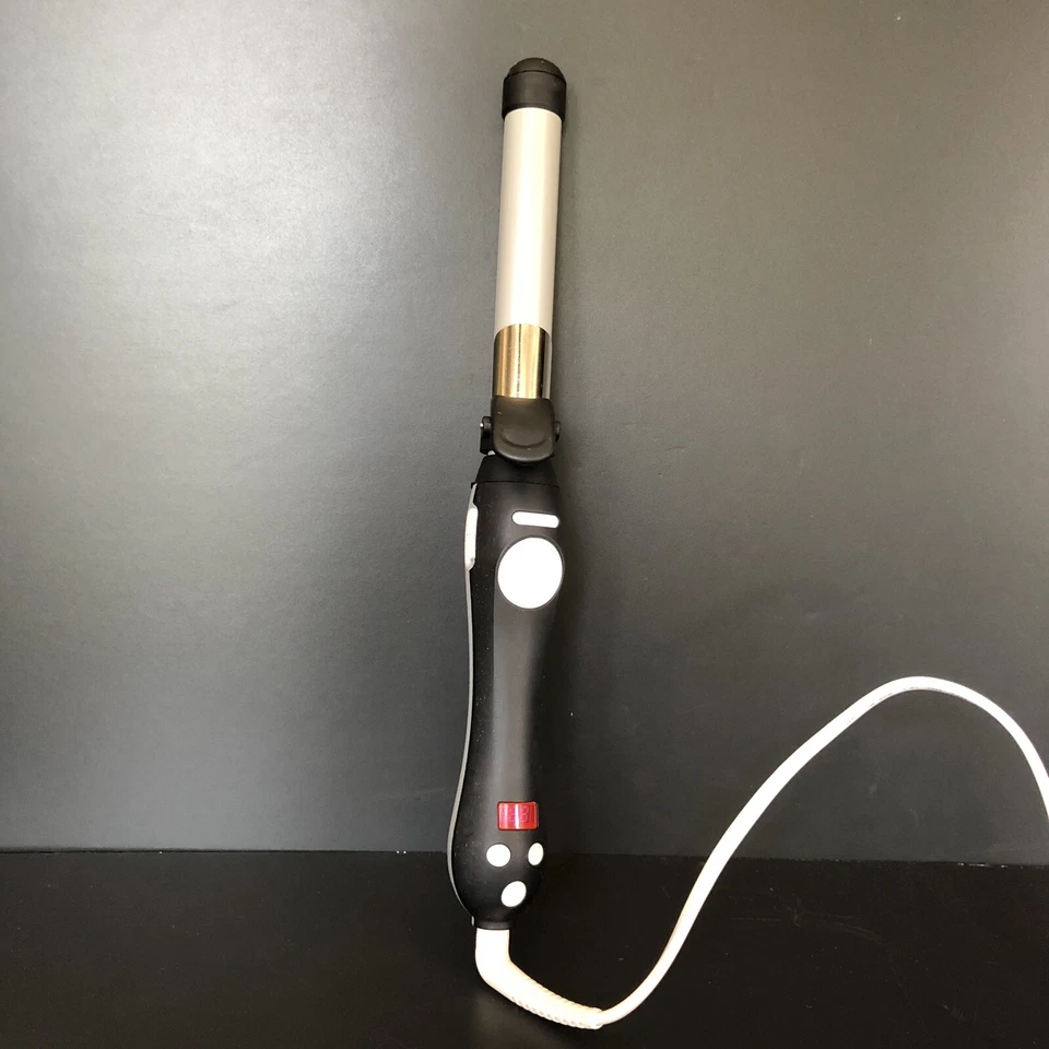 Beachwaver S1 Ceramic Dual Rotating Curling Iron Black & Silver Model BW1136S1 - Image 1 of 4