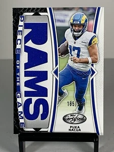 2024 Panini Certified Puka Nacua /249 Piece of The Game #rd Los Angeles Rams - Bild 1 von 3