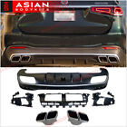 Rear Diffuser With Exhaust Tips for Mercedes Benz GLS 63 AMG X167 2019+ Mercedes-Benz GLS