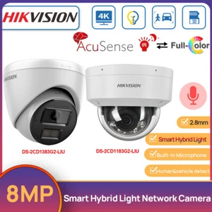 Hikvision 8MP Hybrid Light ColorVu IR Camera DS-2CD1383G2-LIU DS-2CD1183G2-LIU - Picture 1 of 19