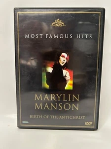 Marilyn Manson Most Famous Hits Birth of Antichrist rare EU DVD music video - Bild 1 von 2