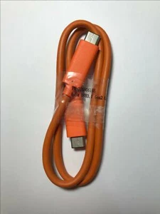 Genuine Orange USB-C 0.5M USB3.1 Gen2 Cable for LaCie Rugged PN: 100806187 - Picture 1 of 6