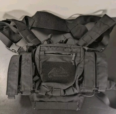 Mini plataforma de entrenamiento HELIKON-TEX TMR plataforma de pecho negra Cordura nailon, HKT-2301 Foto 1 de 4