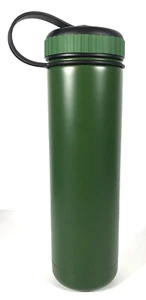 25oz Stainless Steel Water Bottle Gasket Sealed Lid Sturdy GREEN - Picture 1 of 4
