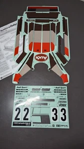 Tamiya Audi Quattro A2 Decals Sheet - Picture 1 of 1