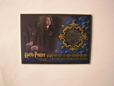 Harry Potter-Bonnie Wright-Ginny Weasley-COS-Screen Used-Movie-Film-Costume Card - Image 1 of 2