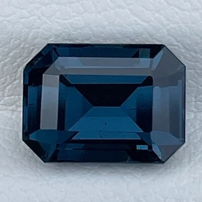 Natural Cobalt Blue Spinel 2.98 Cts Jewelry Gift Emerald Cut Loose Gemstone - Image 1 of 4