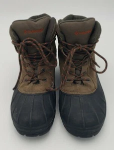 Columbia Falmouth Men's Winter Hiking Work Waterproof Brown Boots Size 12 YM1207 - Picture 1 of 5
