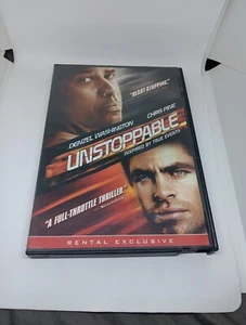 BLOCKBUSTER Movie Case - Unstoppable (DVD) Denzel Washington, Chris Pine - Picture 1 of 3