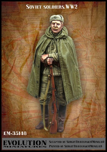 Kit De Figurines En Résine 1:35 - Soldats Russes Modernes Non Peints (2 Pièces) - Modélisme Militaire F264