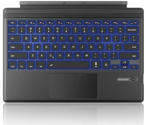 Portable Wireless Bluetooth Keyboard w/7-Color LED Backlit for Surface Pro 7/6/5 - Picture 1 of 9