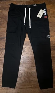 Company Eighty One - Herren Large - schwarze Cargohose im Jogger-Stil - Bild 1 von 10