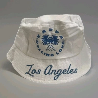 Шляпа Kappa X на роликах громкая вышитая графическое ведро Los Angeles'21 белая  - Изображение 1 из 4