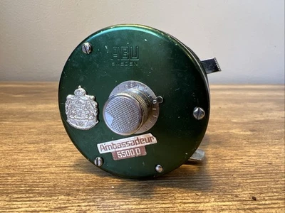 Vintage Abu Sweden Ambassadeur 5500D Green Fishing Reel AS IS / UNTESTED - Image 1 of 4