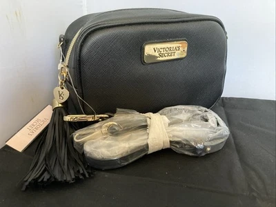 Mini Bandolera Victoria’s Secret Negra Imitación Cuero Nuevo con Etiquetas Foto 1 de 4