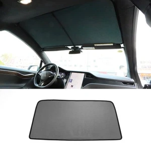 Front Shading Net for Tesla Model X Glass Roof Sunshade Car Skylight Blind Sh... - Picture 1 of 9