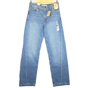 Levi's 94 Baggy Jeans Mid Rise Straight Leg Blue Denim W27 L31 - Picture 1 of 8