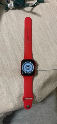 Apple Watch Series 8 45mm Product Red Aluminum GPS Cellular Very Good A2774 - Image 1 of 4