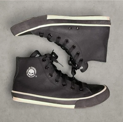 Harley Davidson Converse de cuero talla 9 Foto 1 de 4