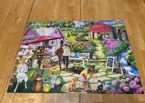 STEINMÜHLE WEINBERGE ~ 500 STK. LEINENPUZZLE VON MASTER PIECES [ ~ VOLLSTÄNDIG ~ EUC - Bild 1 von 6