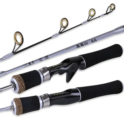 Ice Fishing Rod Carbon Fiber Fast Action Casting Spinning Travel Rod Carp 55cm - Image 1 of 4
