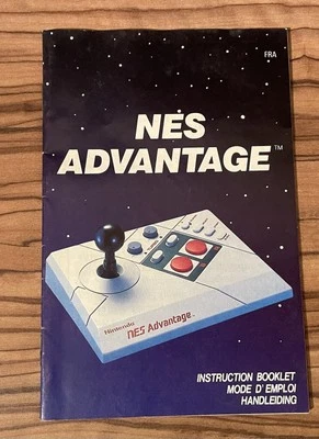 Nintendo Entertainment System NES Advantage Manual Instruction Booklet - Image 1 of 2