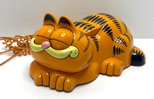 Figurina Telefono Vintage 1978 TYCO Garfield Talking Touch Tone--Testata e Funzionante - Foto 1 di 12