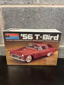 Orig Vintage 1982 Monogram Maßstab 1:24 1956 Ford T-Bird Modellbausatz komplett in Box - Bild 1 von 3