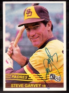 1984 DONRUSS #63 STEVE GARVEY AUTOGRAPH, SIGNED CARD - Picture 1 of 1