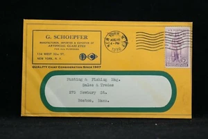 New York: New York City 1936 Schoepfer Artificial Eyes Advertising Cover - Picture 1 of 2