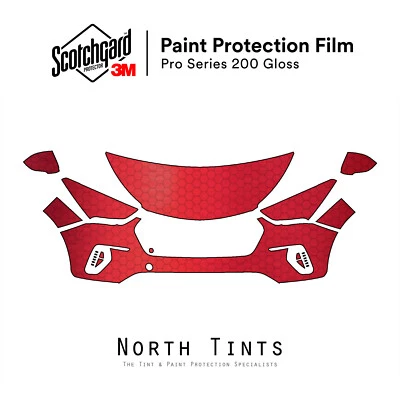 Sujetador transparente con película de pintura precortada serie 3M PRO PPF para Hyundai Santa Fe 2017-2018 kit Foto 1 de 4