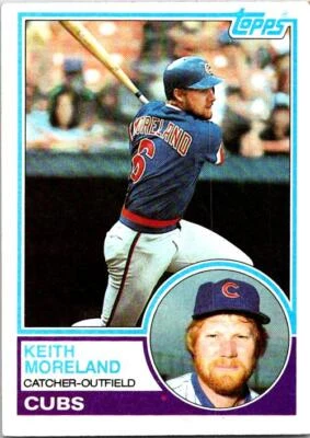 1983 Topps Keith Moreland #619 Chicago Cubs - Image 1 of 2