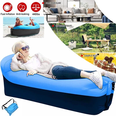 Aufblasbares Sofa Luftsofa Air Sofa Couch Strandsofa Luftsack Pool Beach Bett DE - Bild 1 von 4