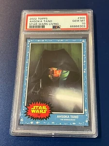 2022 Topps Star Wars Living #300 Ahsoka Tano PSA 10 Gem Mint Mandalorian 6303 - Picture 1 of 2