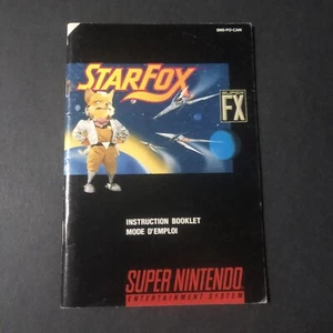 star fox snes manual french canadian - Picture 1 of 7