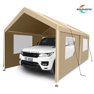 12' x 20' 10' x 20' Carport Heavy Duty Waterproof Canopy Cover for Car Truck - Picture 1 of 33