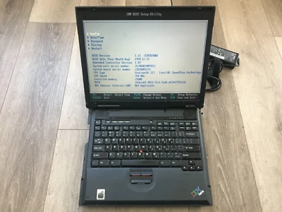 IBM Thinkpad A20p Type 2629-6UU 15" Intel Pentium III 750GHz 256 MB RAM 40GB HDD - Image 1 of 4