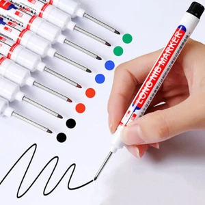 20MM Ink Long Head Markers Pen Multi-purpose Deep Hole Marker Woodworking Pens - Picture 1 of 14