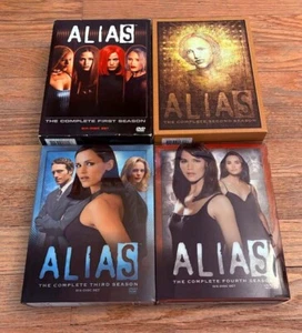 Alias Series 1-4 Set Seasons 1 2 3 4 DVD Lot Region 1 Jennifer Garner - Picture 1 of 1