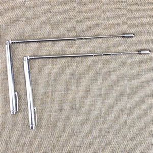 2 Pcs Stainless Steel Antenna Finding Dragon Ruler Dowsing Rods Tool - Picture 1 of 12