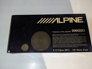 Alpine 6066HD NIB Component Speaker System 2 Way 6,5in 16cm Car Hifi Old School - Bild 1 von 7