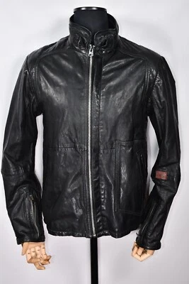 G-Star Raw RCO Brando Black Real Leather Men's Jacket size XL - Image 1 of 4