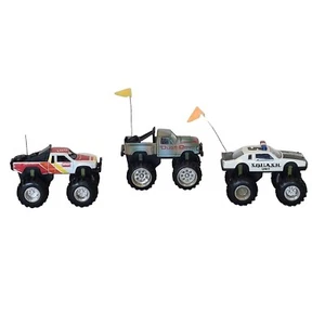3 MC Toys Gripper Roughnecks 1/64 Monster Truck  Dust Devil SQUASH Police SR-5 - Picture 1 of 16