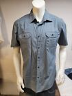PD & C  casual gray short sleeve shirt size L / we2282 r4 t10